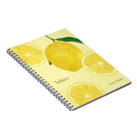 Carnet de citron (Côté Droit)