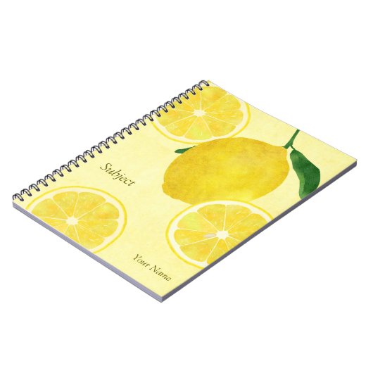 Carnet de citron (Côté gauche)