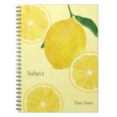 Carnet de citron (Devant)