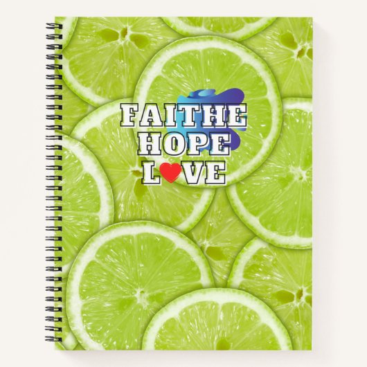 Carnet de citron vert frais (Devant)