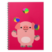Carnet de cochon de dessin mignon (Devant)
