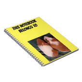 Carnet de cochon de Guinée personnalisable (Côté Droit)