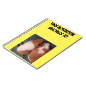 Carnet de cochon de Guinée personnalisable (Côté gauche)