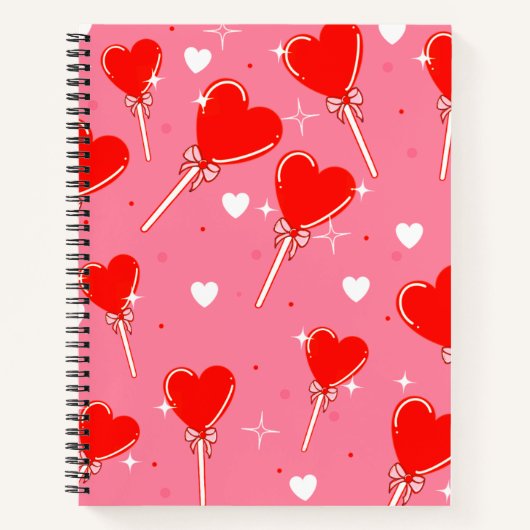 Carnet de coeur de la fête de Valentines (Devant)