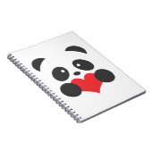 Carnet de coeur de panda (Côté Droit)