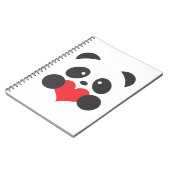 Carnet de coeur de panda (Côté gauche)