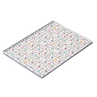 Carnet de cœur de Pâques Lapin Kawaii