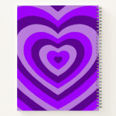 Carnet de coeur mou pourpre (Dos)