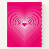Carnet de coeur rose (Dos)
