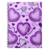 Carnet de coeurs pourpres (Devant)