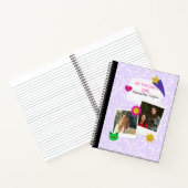 Carnet de collage personnalisé 2 photos avec nom d (Intérieur)