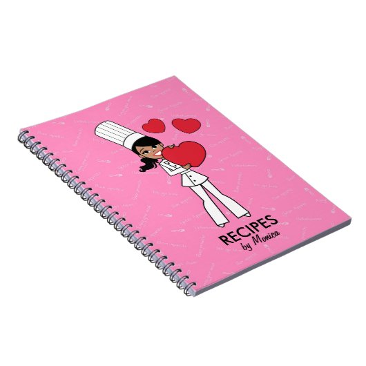 Carnet de collection de fille d'Afro-américain de (Côté Droit)