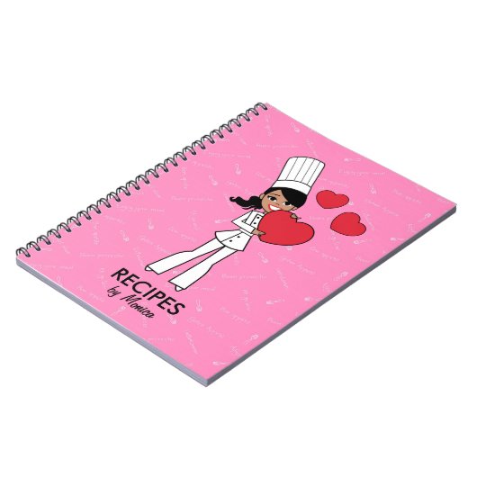 Carnet de collection de fille d'Afro-américain de (Côté gauche)