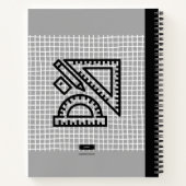 CARNET DE COMPASSE GÉOMÉTRIQUE ET PROTRACTEUR (GRI (Dos)