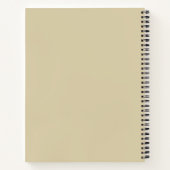 Carnet de composition beige (Dos)