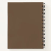 Carnet de composition Brown (Dos)