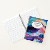 Carnet de composition d'agate de galaxie (Intérieur)