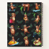 Carnet de composition de fentes spirale large (Dos)