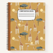 Carnet de composition de girafe (Devant)