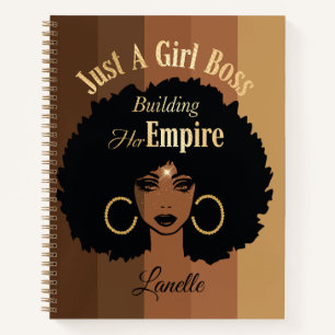 Carnet de composition de la fille noire