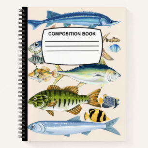 Carnet de composition de la spirale de poisson