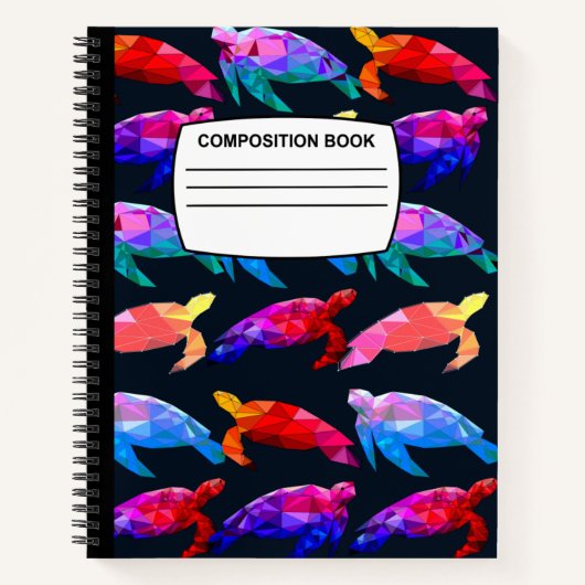 Carnet de composition de la spirale de tortue (Devant)