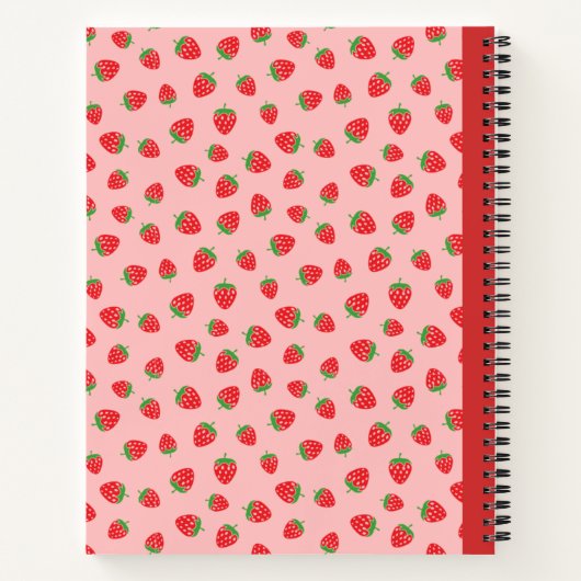Carnet de composition des fraises (Dos)