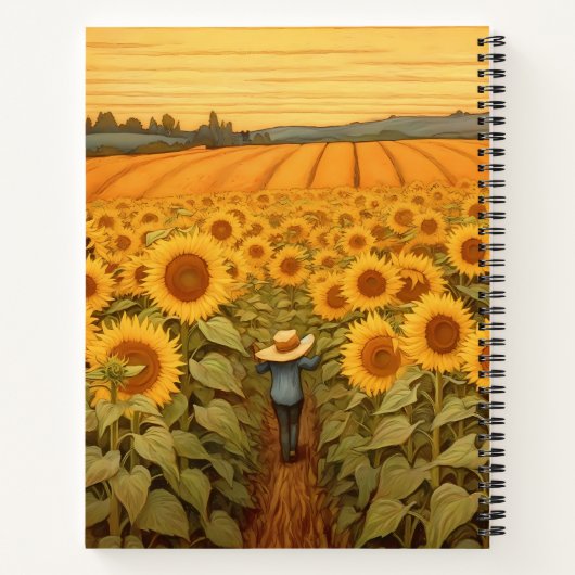 Carnet de composition des tournesols botaniques vi (Dos)