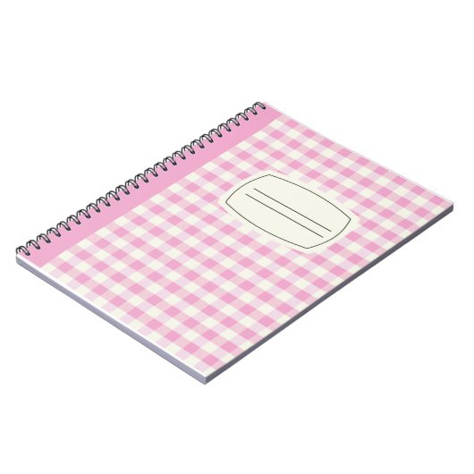 Carnet de composition en plaqué rose (Côté gauche)