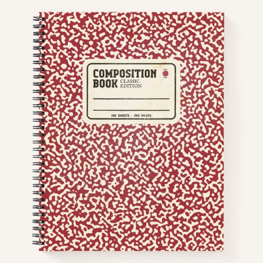 Carnet de composition magenta (Devant)