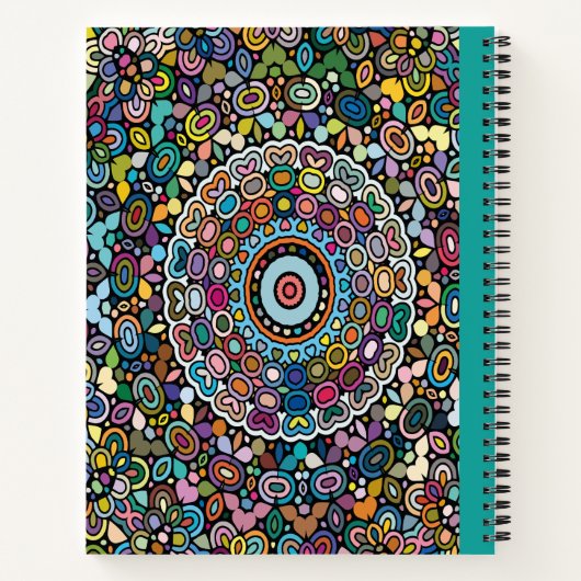 Carnet de composition Mandala Spiral (Dos)