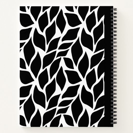 Carnet De Composition Noir Et Blanc (Dos)