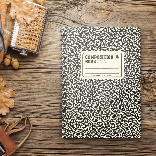 Carnet de composition noire