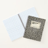 Carnet de composition noire (Intérieur)