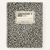 Carnet de composition noire (Devant)