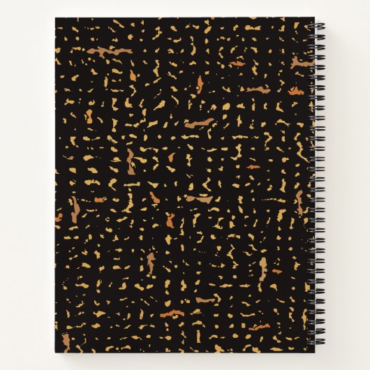 Carnet de composition or (Dos)