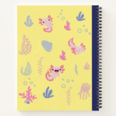 Carnet de composition primaire Cute Axolotl Motif (Dos)