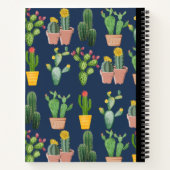 Carnet de composition spirale de Cactus (Dos)