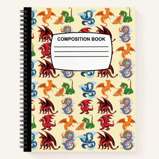 Carnet de composition spirale des dragons (Devant)