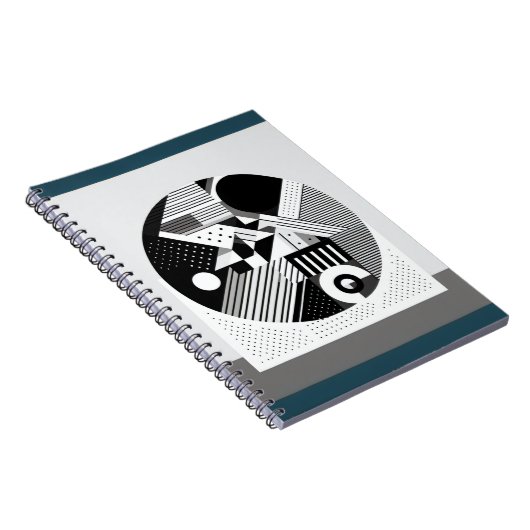 Carnet de conception circulaire monochrome (Côté Droit)