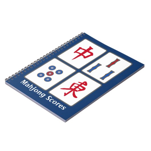 Carnet de conception de carreaux de jeu Mahjong (Côté gauche)
