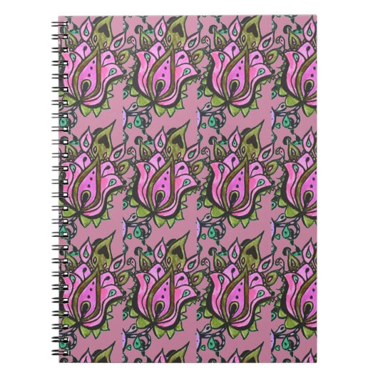 Carnet de conception de fleurs (Devant)