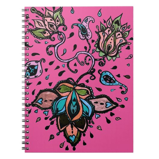 Carnet de conception de fleurs (Devant)