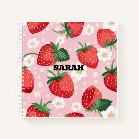 Carnet de conception de fraises (Devant)