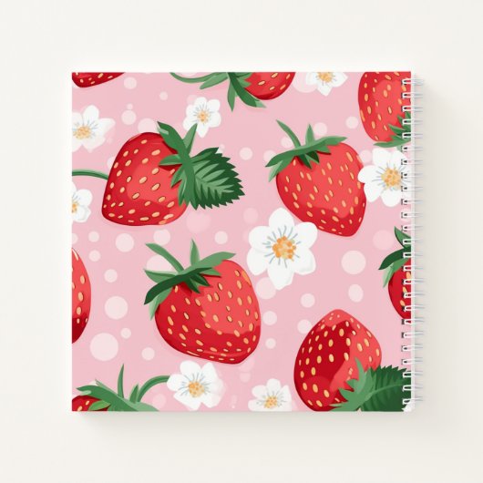Carnet de conception de fraises (Dos)