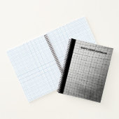 CARNET DE CONCEPTION DE PAPIER EN GRAPHIQUE NOIR (Intérieur)