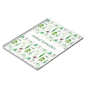 Carnet de conception de plantes aromatiques agrées (Côté gauche)
