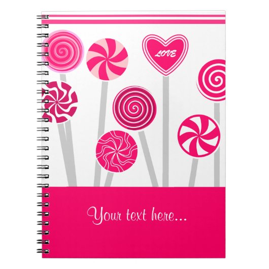 Carnet de conception des Lollipops du coeur (Devant)