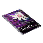 Carnet de conception Fleur de nom personnalisé (Côté Droit)