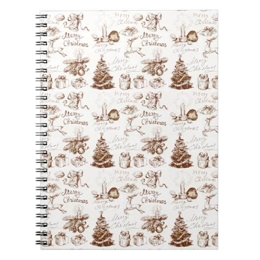 Carnet de conception Noël, hiver et Nouvel An (Devant)